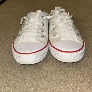 White canvas shoes